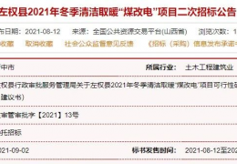 快訊：山東、山西、河北等地12個清潔取暖項目招采公告！